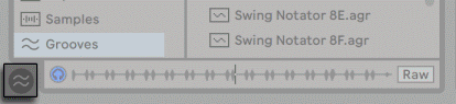 Файл:Ableton Live The Groove Pool Selector Button.png