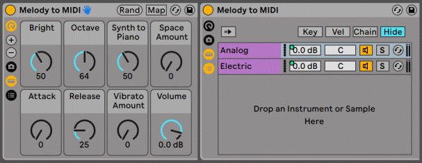 Файл:Ableton Live The Melody to MIDI Instrument Rack.png