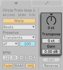 Ableton Live The Clip Pitch and Gain.jpg