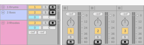 Файл:Ableton Live Track Arm Buttons in the.jpg