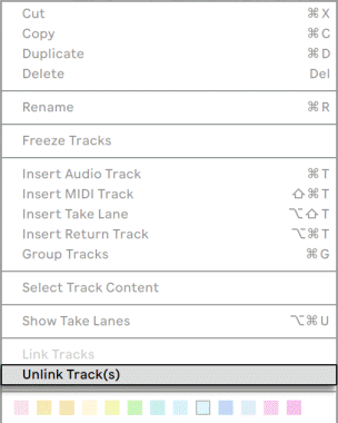 Ableton Live The Unlink Track(s) Command.png