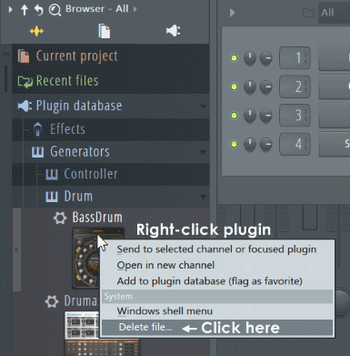 Файл:Fl Studio Remove plugins.png