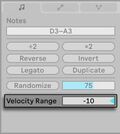 Миниатюра для Файл:Ableton Live The Velocity Range Slider.jpg