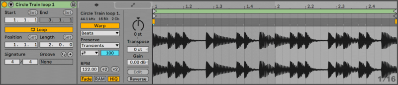 Файл:Ableton Live An Audio Clip’s Properties as Displayed in the Clip View.png