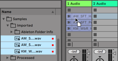 Ableton Live Dropping Multiple Clips Into the Session View.png