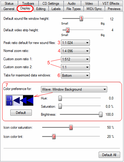 Файл:Sound Forge Dysplay Preference.png