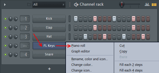 Fl Studio Пианоролл