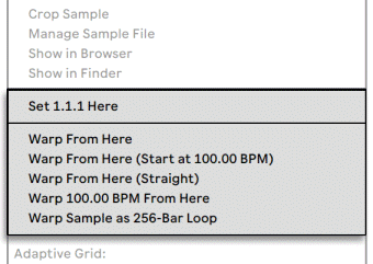 Ableton Live Using the Context Menu to Direct Auto-Warp.png