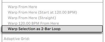 Ableton Live Warping a Selected.jpg