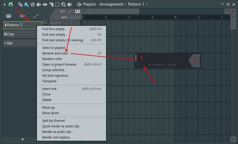 Как создать новый паттерн в fl studio 20